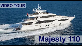 Majesty 110. Gulf Craft [Video tour]