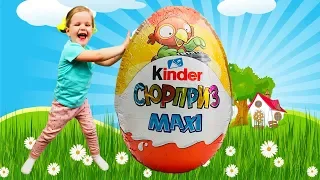 Киндер Сюрприз Maxi НОВАЯ СЕРИЯ Попугаи-Музыканты 2019! Unboxing NEW Kinder Surprise Maxi Parrots