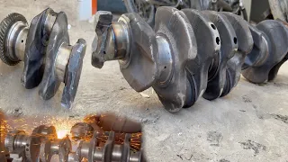 Can we repair a broken crank from Bagan and run it in the engine? watch the video in the repair shop