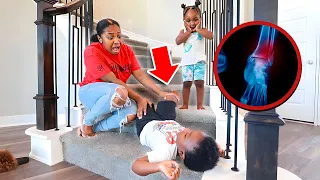 Can't BELIEVE Kali Pushed Kasen DOWN The STAIRS!! *Shocking* | The Empire Family