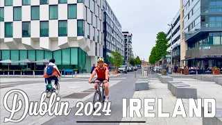 Dublin Ireland May 2024 | Grand canal Square Dublin Ireland | 4k walk of Docklands Dublin