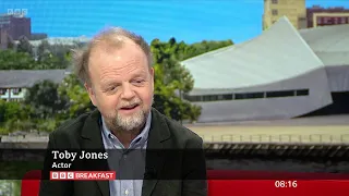 Toby Jones (Indiana Jones, Mr Bates vs. The Post Office Actor) On BBC Breakfast [12.12.2023]