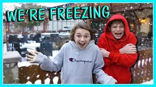 WHERE ARE WE? IT'S FREEZING HERE! | We Are The Davises