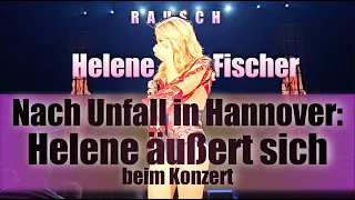 "ES WIRD ALLES HEIL" - Nach Unfall in Hannover gibt Helene Fischer ein Update zur Verletzung