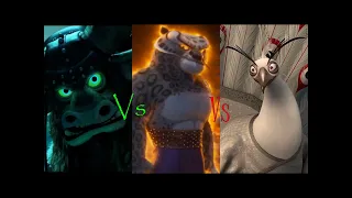 Tai Lung vs Kai vs Lord Shen