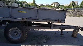 Продан Прицеп тракторный одноосный 2 т самосвальный, б/у minitrak.com.ua