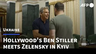 Hollywood's Ben Stiller meets Zelensky in Kyiv | AFP