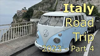 Part 4 Road & Paramotor Trip France & Italy in a 1967 Split Screen Camper Van