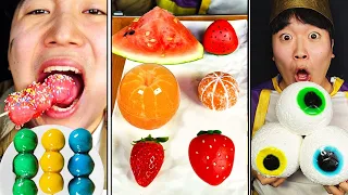 Rich Eating VS Poor Eating Giant Eyeballs Jelly Challenge || TikTok Funny Mukbang || HUBA