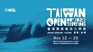 Taiwan Open of surfing - 2022臺灣國際衝浪公開賽（11月14日第二天網路直播）