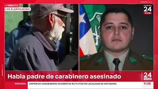 Papá de cabo 1º asesinado Misael Vidal Cid revela cuándo fue la última vez que lo vio con vida