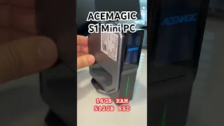 ACEMAGIC S1 Mini PC Intel N97 CPU (up to 3.6 GHz), 16GB DDR4 RAM 512GB 25W TDP with DIY LCD Screen