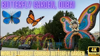 Dubai Butterfly Garden Complete walking tour |4K|  A must visited place in Dubai