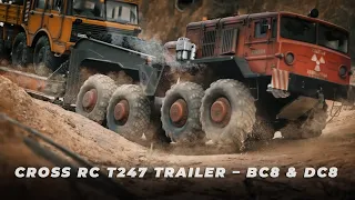 RC CROSS: T247 Trailer – BC8 / DC8 Rc Truck 8x8 Rc Crawler