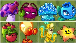 Plants Vs Zombies 2 Gameplay Purple & BlueVS Red & Yellow