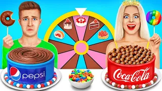 Desafio da Decoração de Bolos de Chocolate: Rico vs Pobre | As Melhores Ideias Culinárias por RATATA