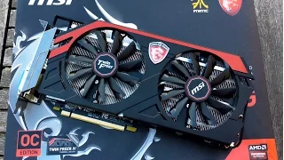 MSI r9 290 unboxing review