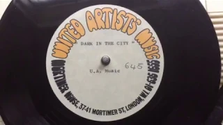 Lee Vanderbilt / Ebony Keyes "Dark In The City" Unreleased UK 1968 Demo Acetate, Soul, Mod !!!