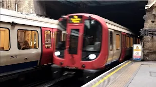 London Underground S Stock Circle line journey from Paddington to Edware Road