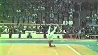 5th T CHN Wang Xiaoyan FX   1983 World Gymnastics Championships 9 600