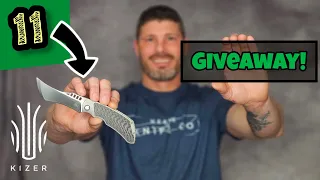 Huge Knife Collection GIVE AWAY Entry !! Kizer 11th Year Anniversary