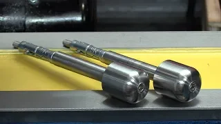 Delboy's Garage, Lathe Project #5, Stainless Handlebar Weights !