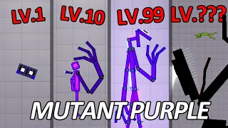 Evolution Of PURPLE Mutant - Roblox Rainbow Friends - People Playground