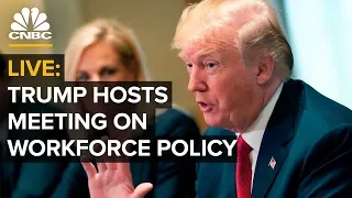 LIVE: President Trump hosts workforce policy meeting – March 6, 2019