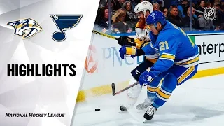 NHL Highlights | Predators @ Blues 11/23/19