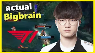 Faker's 500 IQ Move is the only Way to Escape this Situation