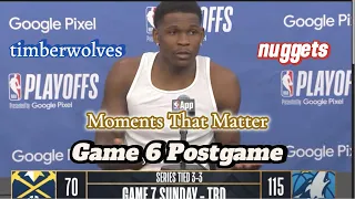 Postgame Moments that Matter - Game 6 - Nuggets vs. Timberwolves