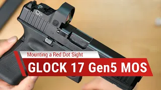Mounting a Red Dot Sight Vector Optics SCRD-36 1x22x26 on Glock 17 Gen5 MOS FS