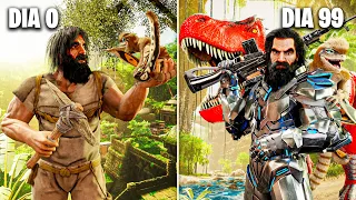 ¡SOBREVIVÍ 100 DÍAS en ARK Survival Evolved LOST ISLAND! La Película