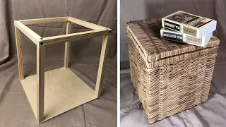 Как сделать деревянный каркас для корзины?Как я делаю каркас для плетения из бумажной лозы ?
