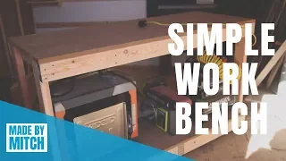 How to build a Workbench with 2x4's