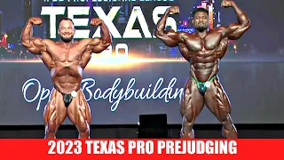 2023 Texas Pro Prejudging: Hunter Labrada and Andrew Jacked Battle it Out!
