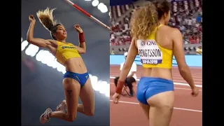 Angelica Bengtsson breaks pole | Most Beautiful Athletes | Swedish Pole Vault #shorts