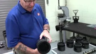 Shell engine teardown of experimental low-viscosity oil