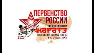 07.04.23 Татами 4 Первенство России по всестилевому каратэ (г. Орел)