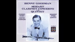 MOZART: Clarinet Concerto in A major KV 622 / Goodman · Munch · Boston Symphony Orchestra