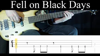 Fell on Black Days (Soundgarden) - Bass Cover (With Tabs) by Leo Düzey