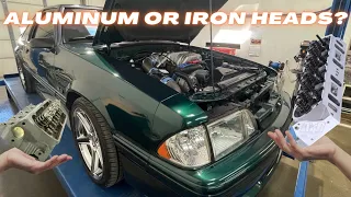 Foxbody HCI: Aluminum Cylinder Heads VS. Iron GT40 Cylinder Heads - Why I Bought AFR 165's?