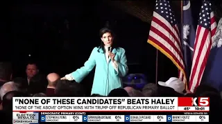 Haley falls to ‘None of These Candidates’ by double digits in Nevada GOP Primary