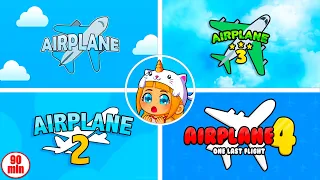 Airplane Vacation ✈️  Roblox Story Compilation (90min)