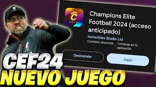 NUEVO JUEGO DE SOCCER MANAGER | CHAMPIONS ELITE FOOTBALL 2024