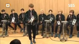 161208 SEVENTEEN DINO DANCING "APINK NONONO , EXID Up&Down" + Michael Jackson Ver @ SBS CULTWO SHOW