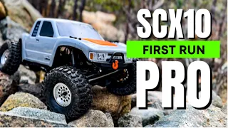 SCX10 PRO Build Part Two - FIRST RUN! Finishing The Build and Driving Impressions