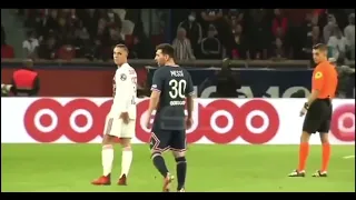 Lionel Messi get shocked being substituted! PSG vs Lyon !