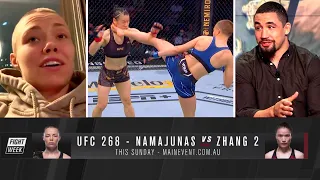 UFC 268: Rose Namajunas responds to Rob Whittaker’s prediction for Zhang Weili fight