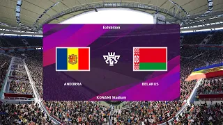 PES 2020 | Andorra vs Belarus - World Cup 2010 | Full Gameplay | 1080p 60FPS